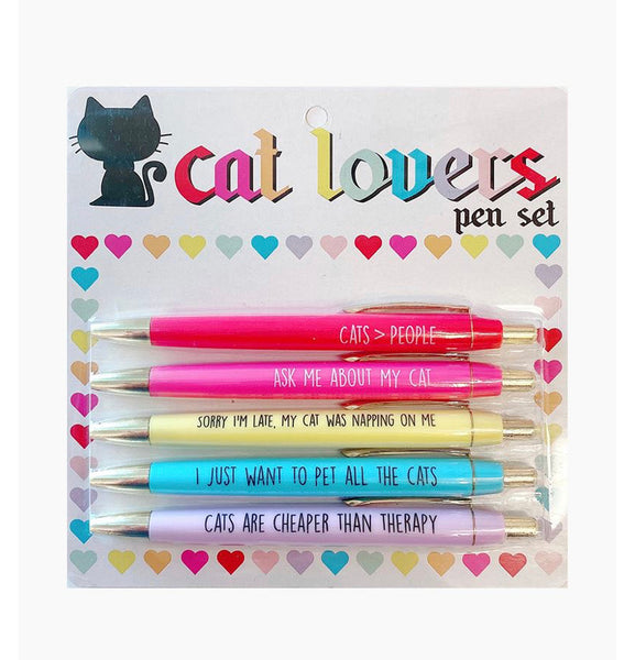 Cat Lover Pen Set