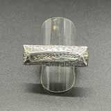 Sterling Bar and and Chain Ring