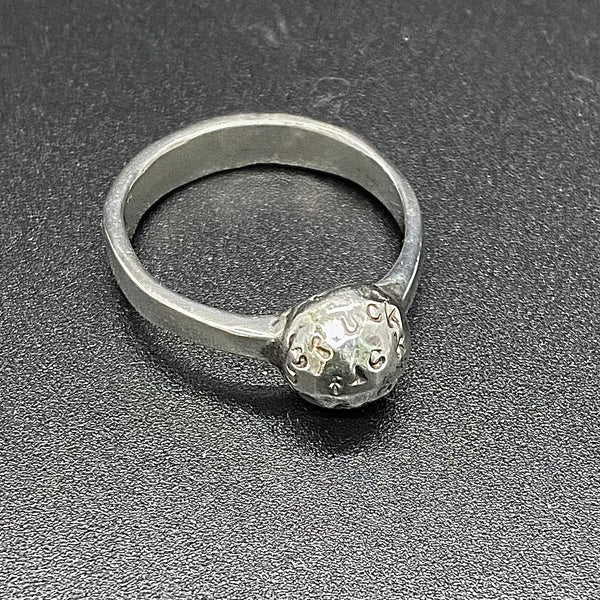 Sterling Round Ring