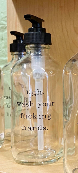 Glass Soap Dispenser, Ugh...