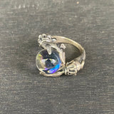 The Oracle Ring, sterling silver, size 5