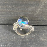 The Oracle Ring, sterling silver, size 5